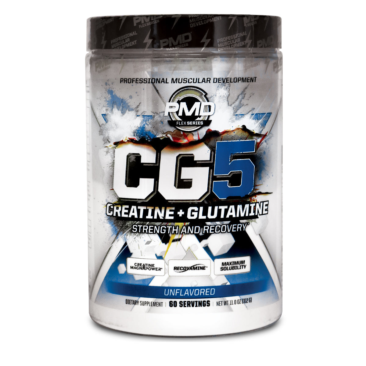 PMD Sports CG5 Creatine + Glutamine, Unflavored