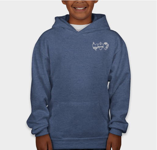 Holy Family Hearts® Kid's Hoodie