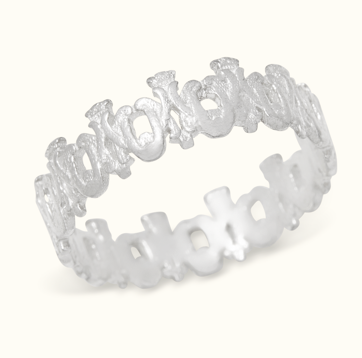 Maria Auspice Ring in Sterling Silver