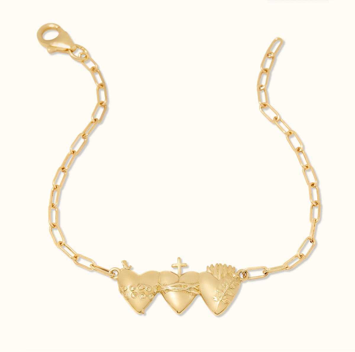 Holy Family Hearts® Bracelet - Paperclip
