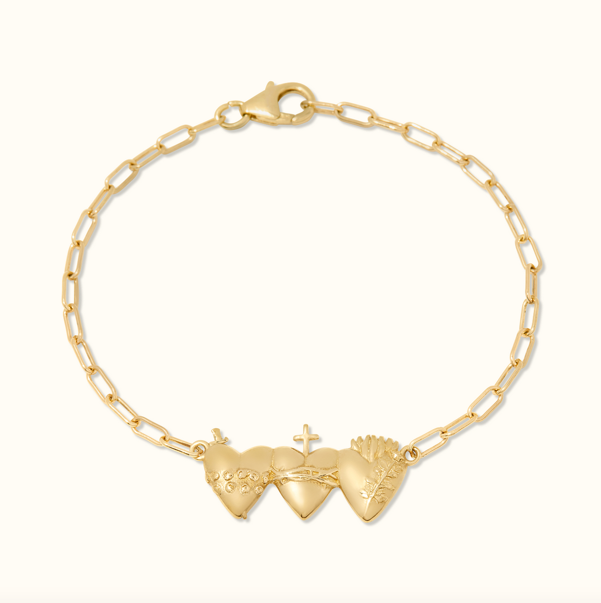 Holy Family Hearts® Bracelet - Paperclip