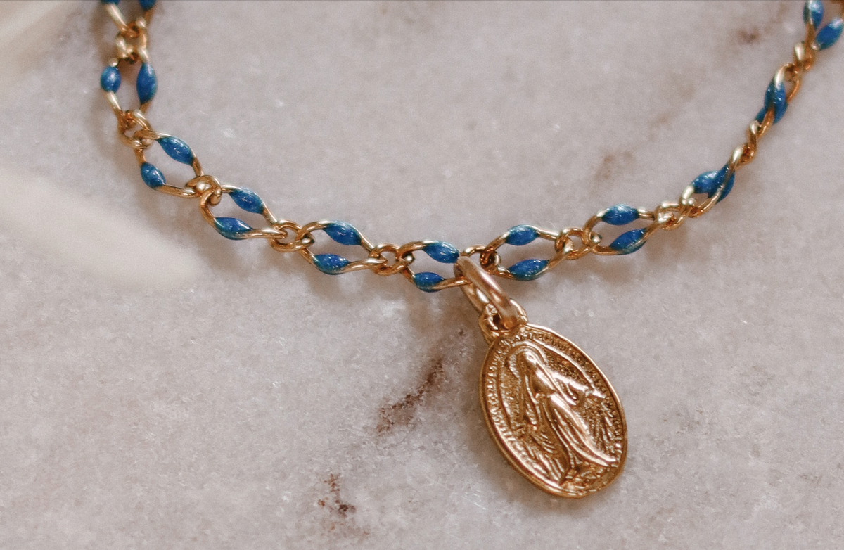Mary’s Grotto Miraculous Medal Bracelet