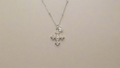 Coptic Cross & Pearl Necklace in Silver