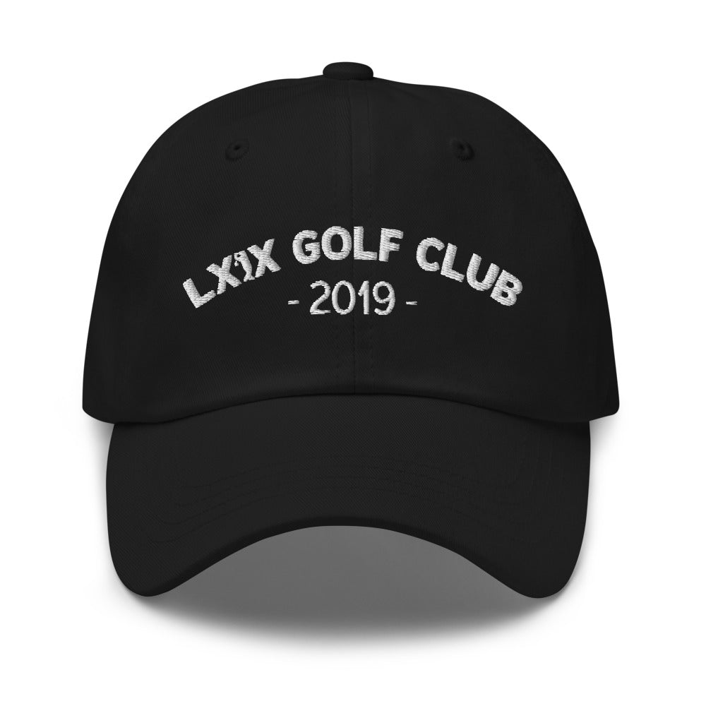 Arch Logo Dad Hat — Low-Profile Cotton Golf Cap (White Logo)