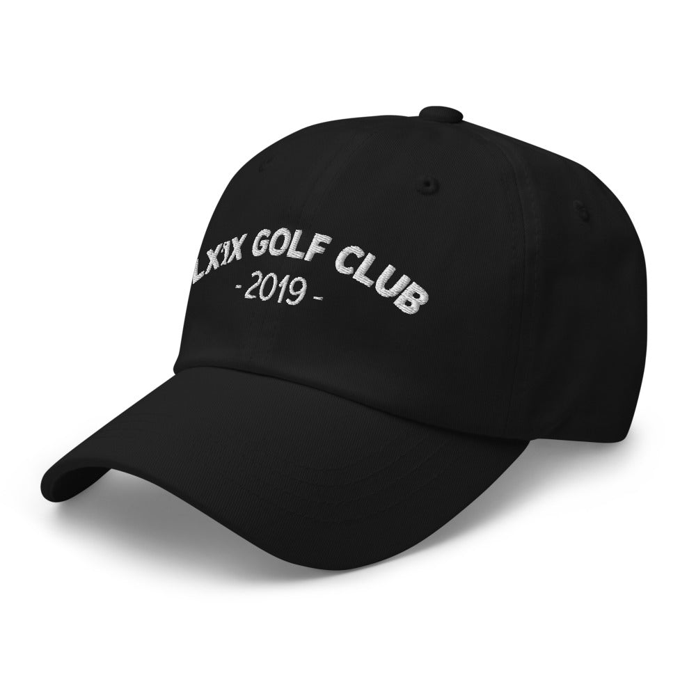 Arch Logo Dad Hat — Low-Profile Cotton Golf Cap (White Logo)