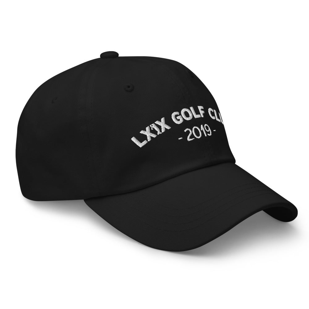 Arch Logo Dad Hat — Low-Profile Cotton Golf Cap (White Logo)
