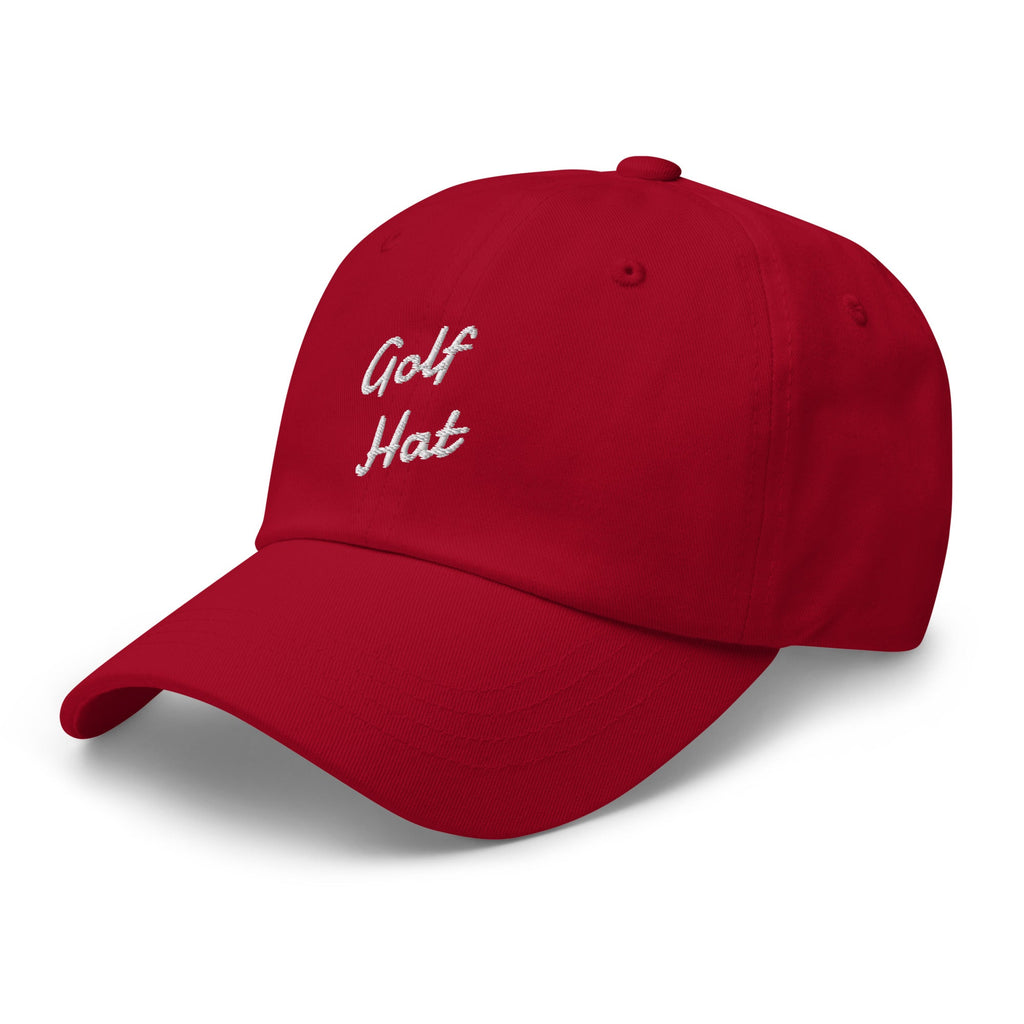 Golf Dad Hat — Low-Profile Cotton Golf Cap