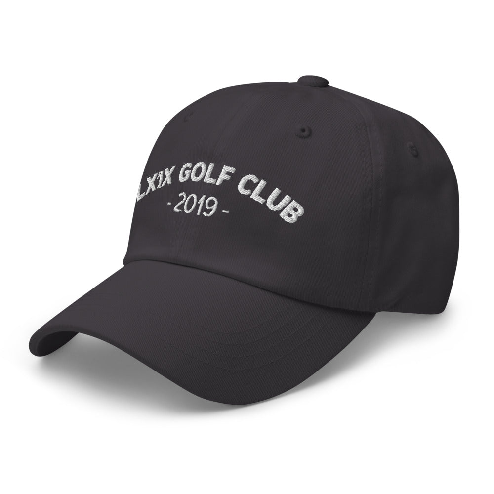 Arch Logo Dad Hat — Low-Profile Cotton Golf Cap (White Logo)