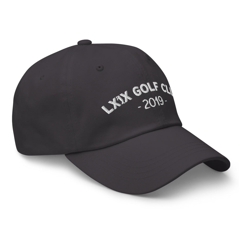 Arch Logo Dad Hat — Low-Profile Cotton Golf Cap (White Logo)