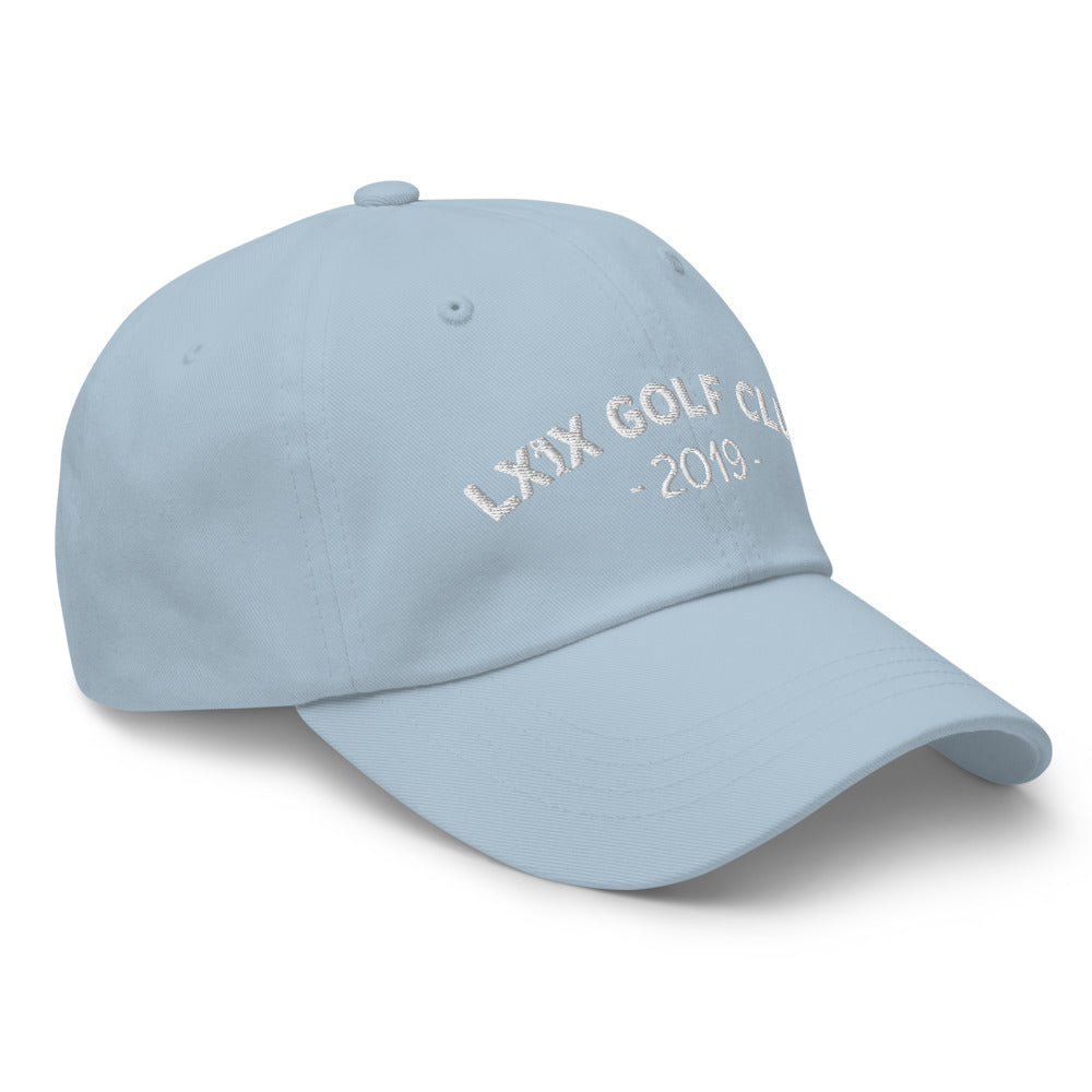 Arch Logo Dad Hat — Low-Profile Cotton Golf Cap (White Logo)