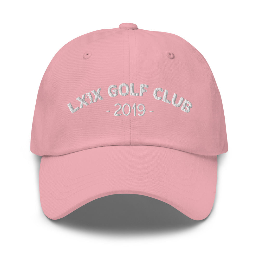 Arch Logo Dad Hat — Low-Profile Cotton Golf Cap (White Logo)