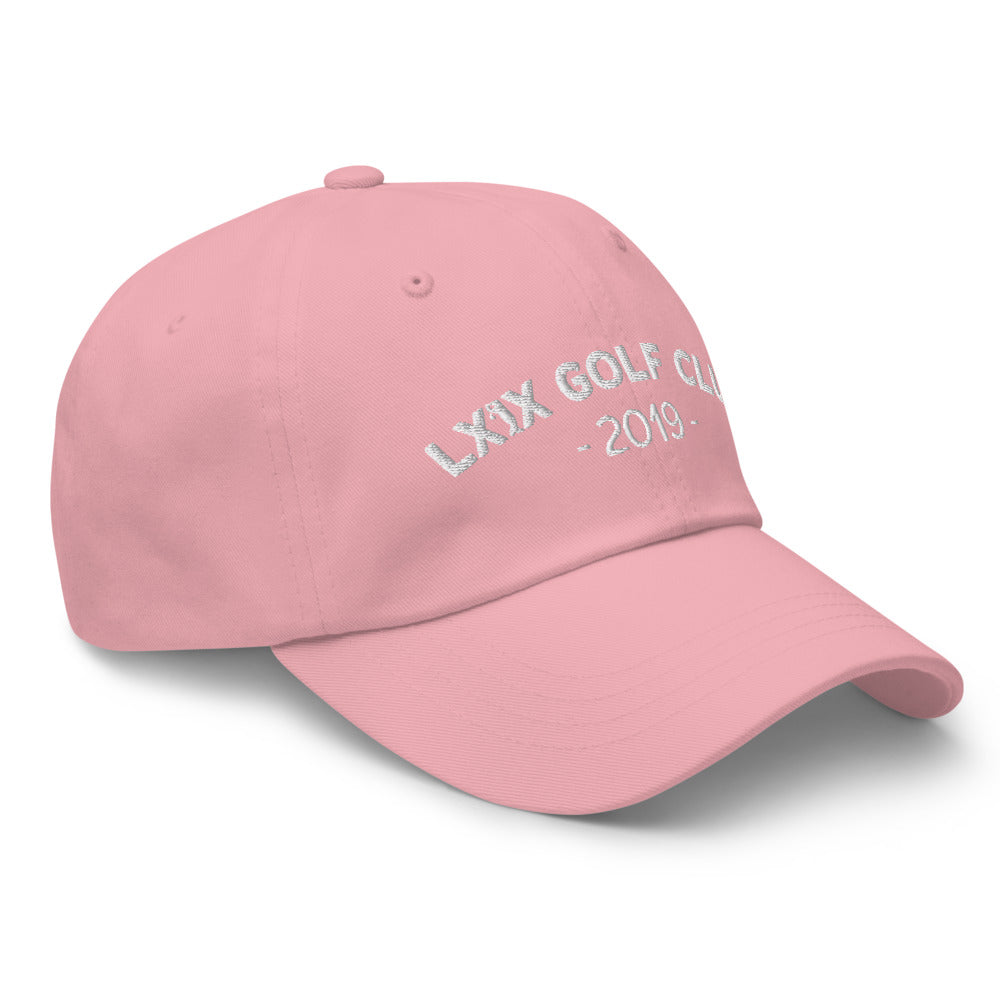 Arch Logo Dad Hat — Low-Profile Cotton Golf Cap (White Logo)
