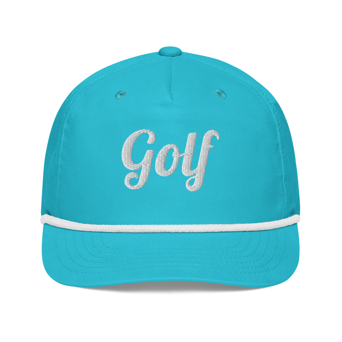 Golf Rope Cap — 5-Panel Rope Hat with Snapback