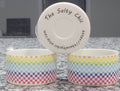 Bright AF Checkers Silicone Boot Bumper Sleeve for tumblers