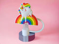 90s Era Rainbow Unicorn Silicone Strawtopper