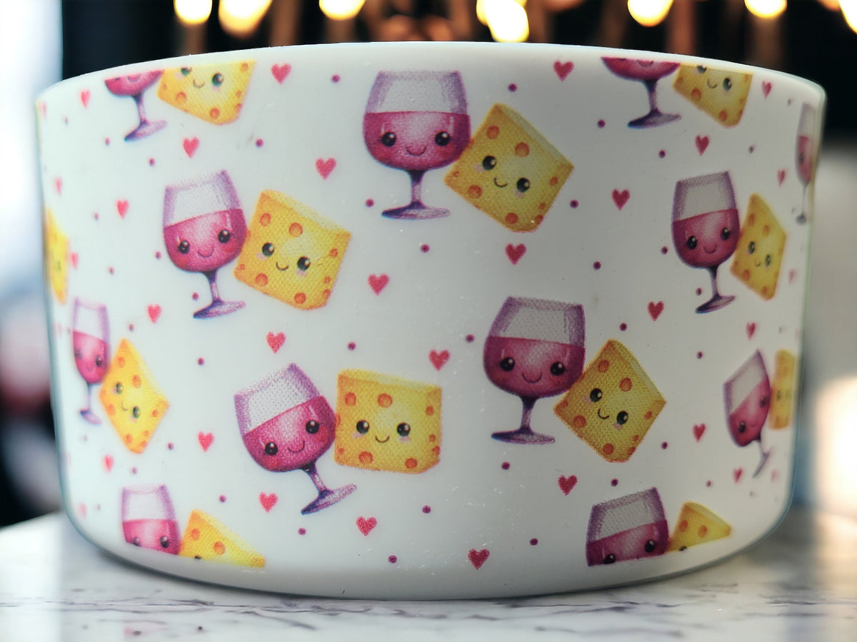 Some Cheese With Your Wine Silicone Boot Bumper Sleeve