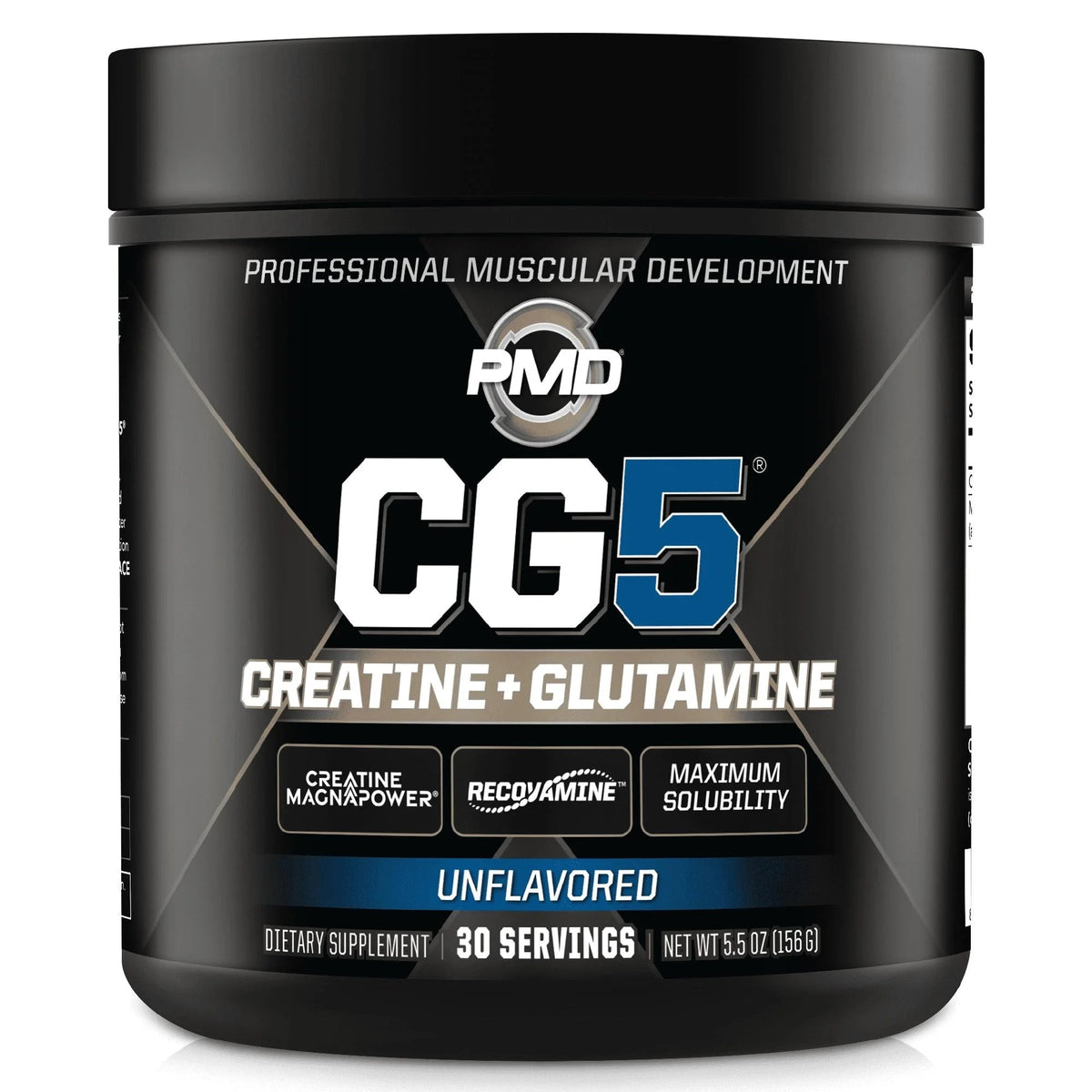 PMD Sports CG5 Creatine + Glutamine, Unflavored