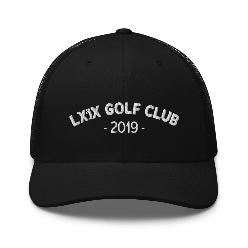 Arch Logo Trucker Hat — Mesh-Back Snapback Cap (White Logo)