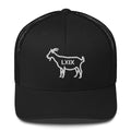 The GOAT LXIX Trucker Hat — Mesh-Back Snapback Cap