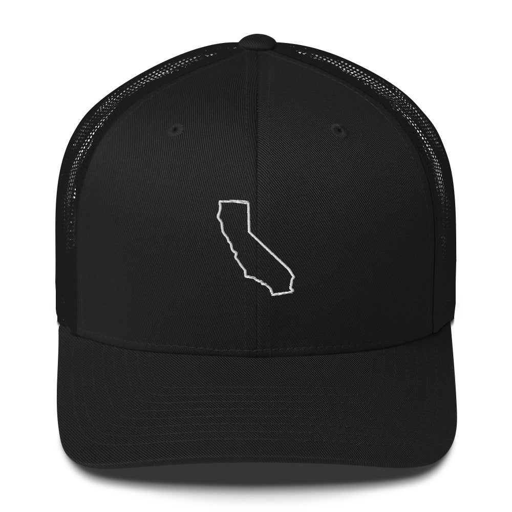 California Golf Trucker Hat — Mesh-Back Snapback Cap