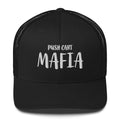 Push Cart Mafia Trucker Hat — Funny Golf Snapback Cap
