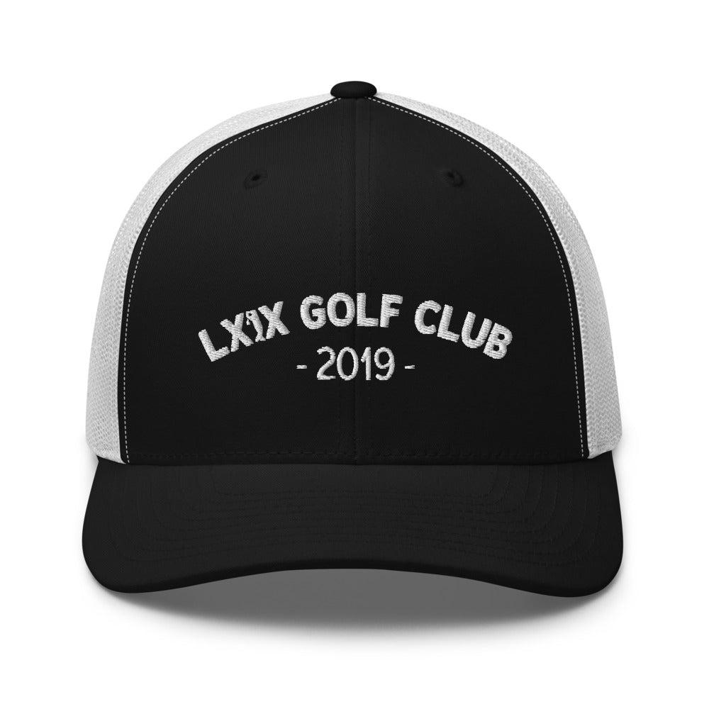 Arch Logo Trucker Hat — Mesh-Back Snapback Cap (White Logo)