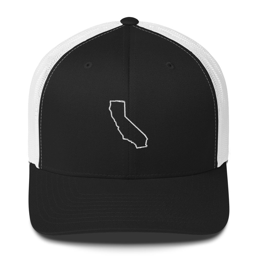 California Golf Trucker Hat — Mesh-Back Snapback Cap