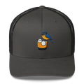Birdie Juice Golf Trucker Hat — Silver/Charcoal/Green Snapback