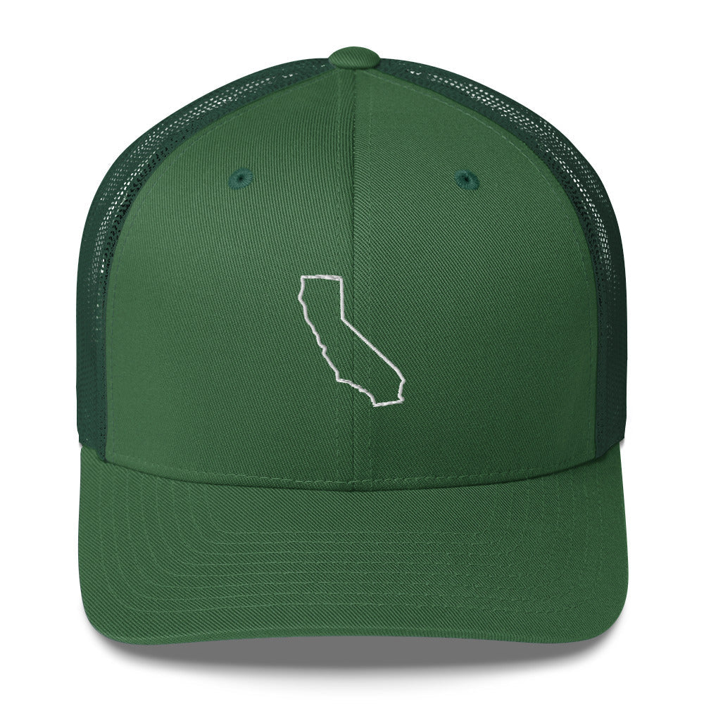 California Golf Trucker Hat — Mesh-Back Snapback Cap