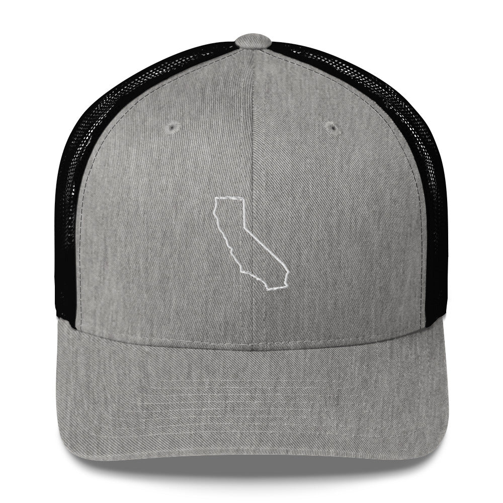 California Golf Trucker Hat — Mesh-Back Snapback Cap