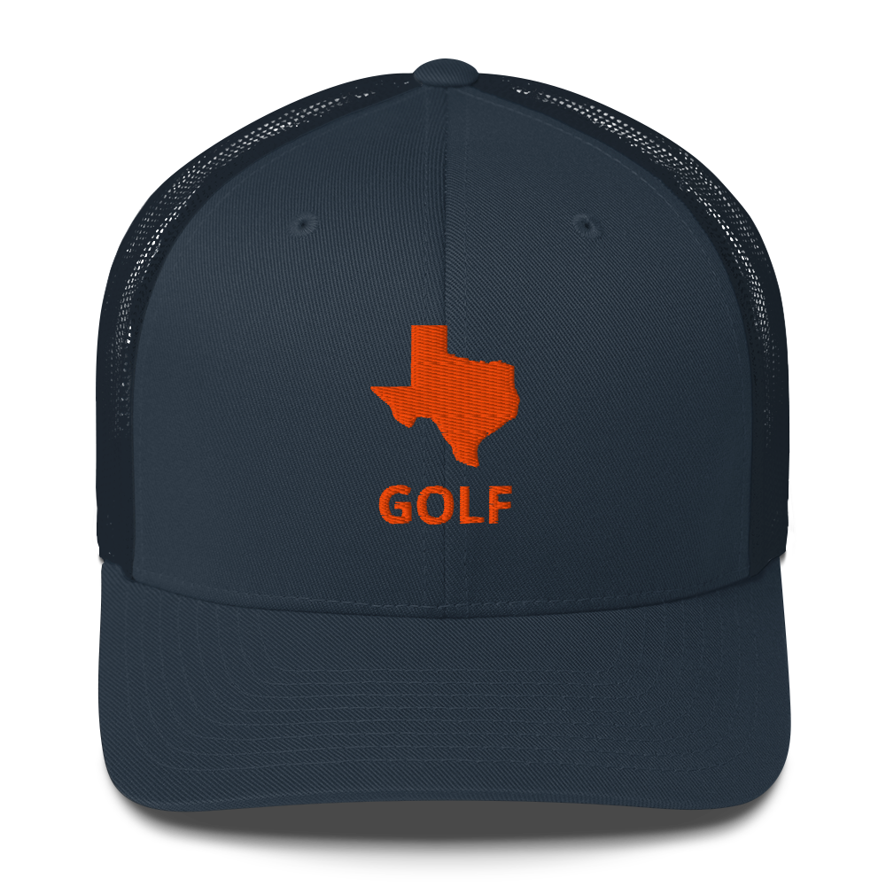 Texas Golf Trucker Hat — Mesh-Back Snapback Cap