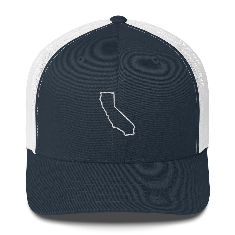 California Golf Trucker Hat — Mesh-Back Snapback Cap