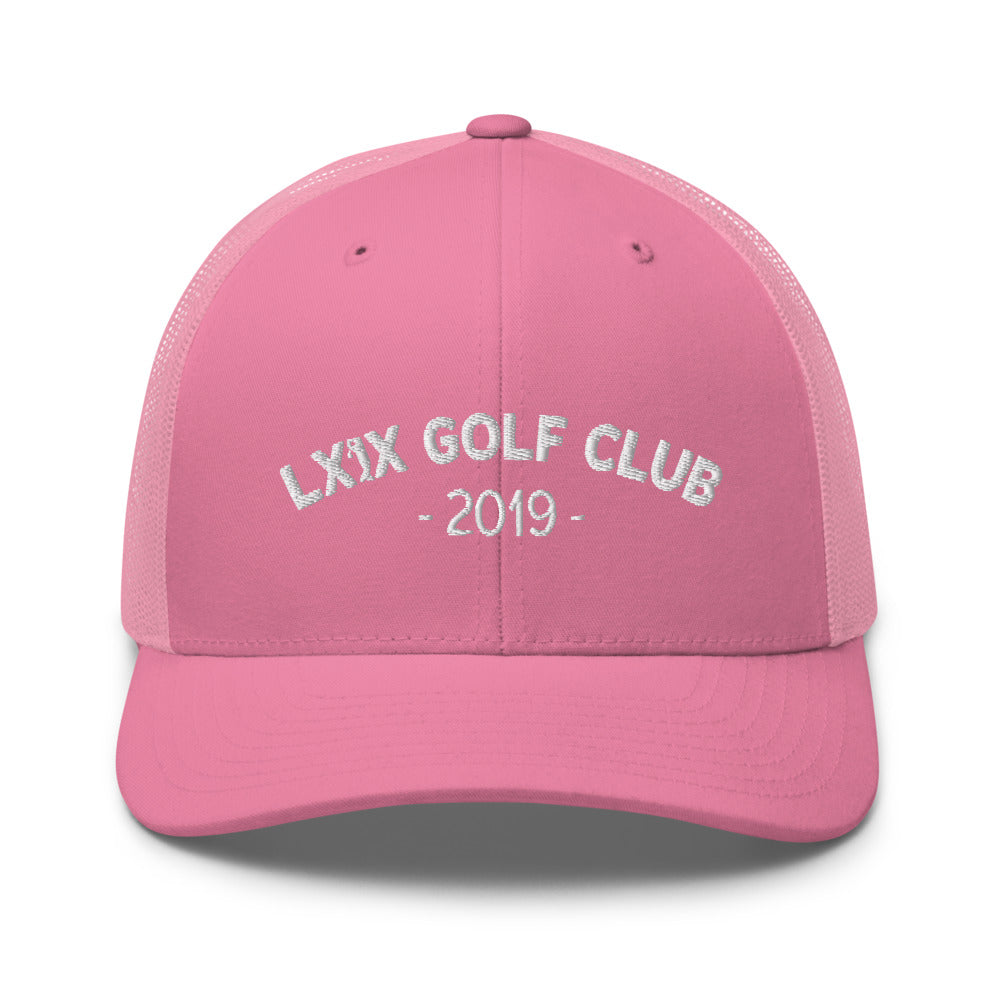 Arch Logo Trucker Hat — Mesh-Back Snapback Cap (White Logo)