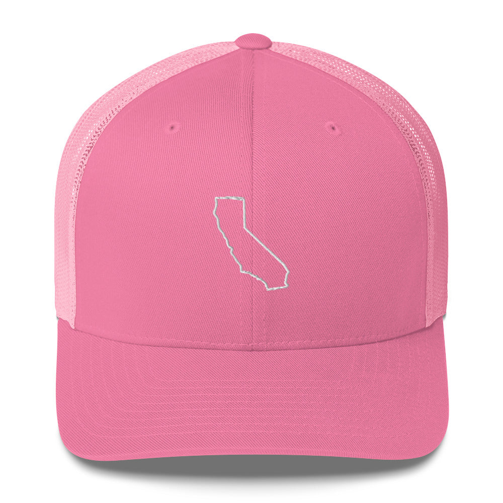 California Golf Trucker Hat — Mesh-Back Snapback Cap