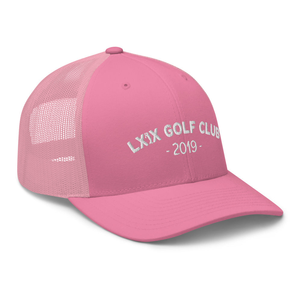 Arch Logo Trucker Hat — Mesh-Back Snapback Cap (White Logo)