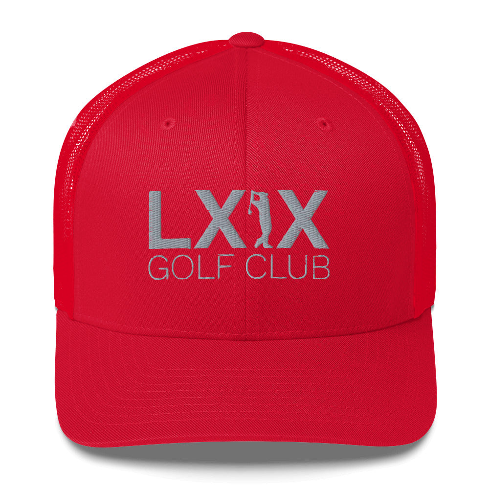 Swinger Logo Trucker Hat — Mesh-Back Snapback Cap (Gray Logo)