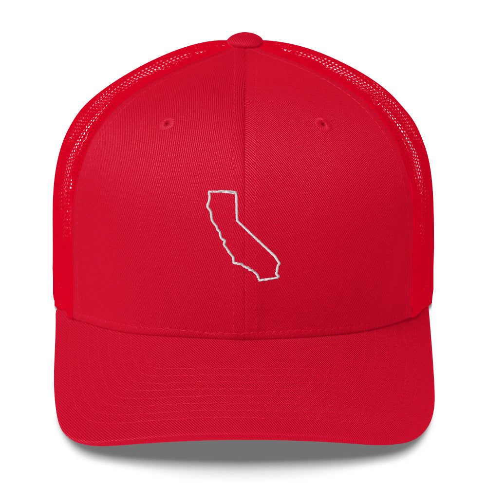 California Golf Trucker Hat — Mesh-Back Snapback Cap