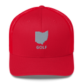 Ohio Golf Trucker Hat — Mesh-Back Snapback Cap