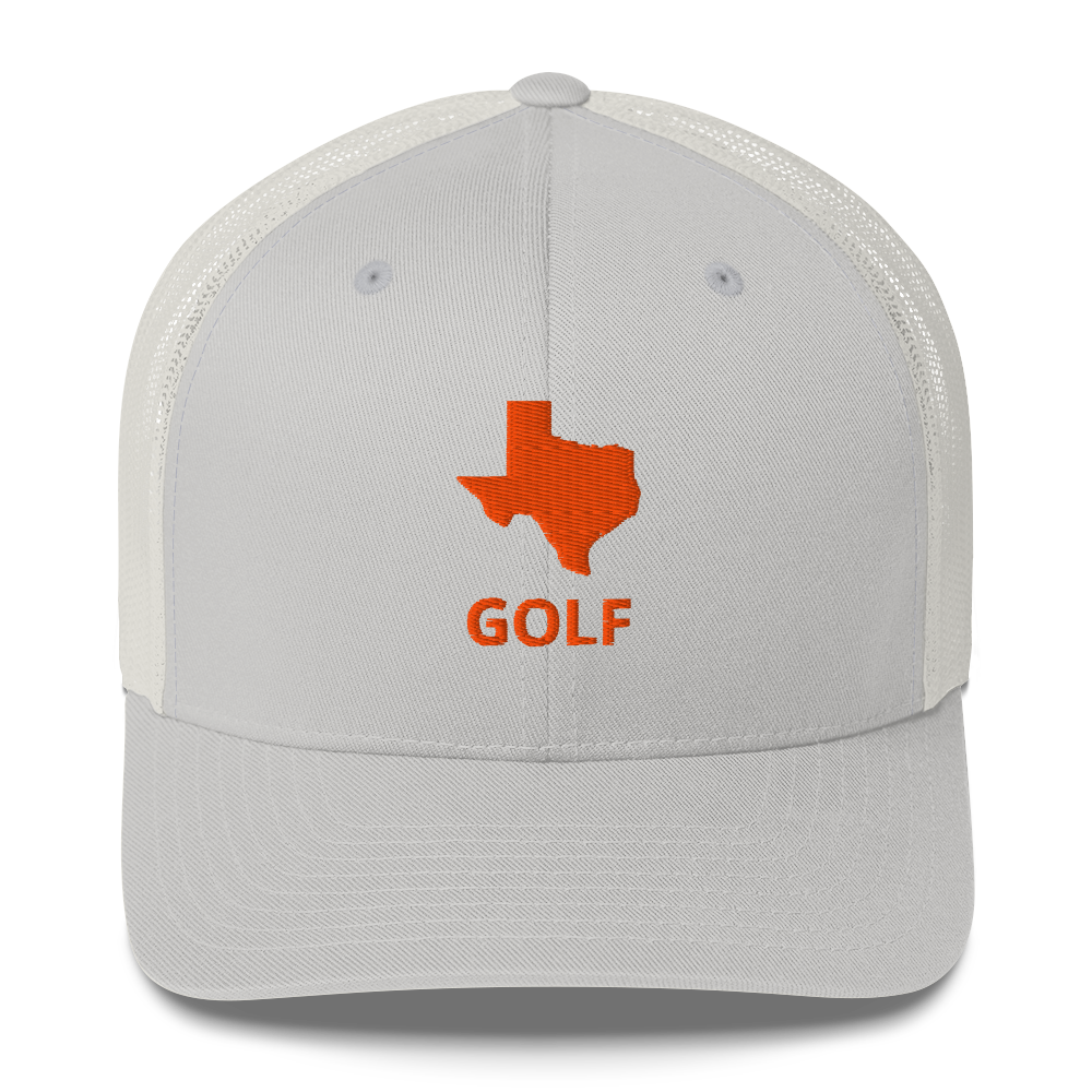Texas Golf Trucker Hat — Mesh-Back Snapback Cap