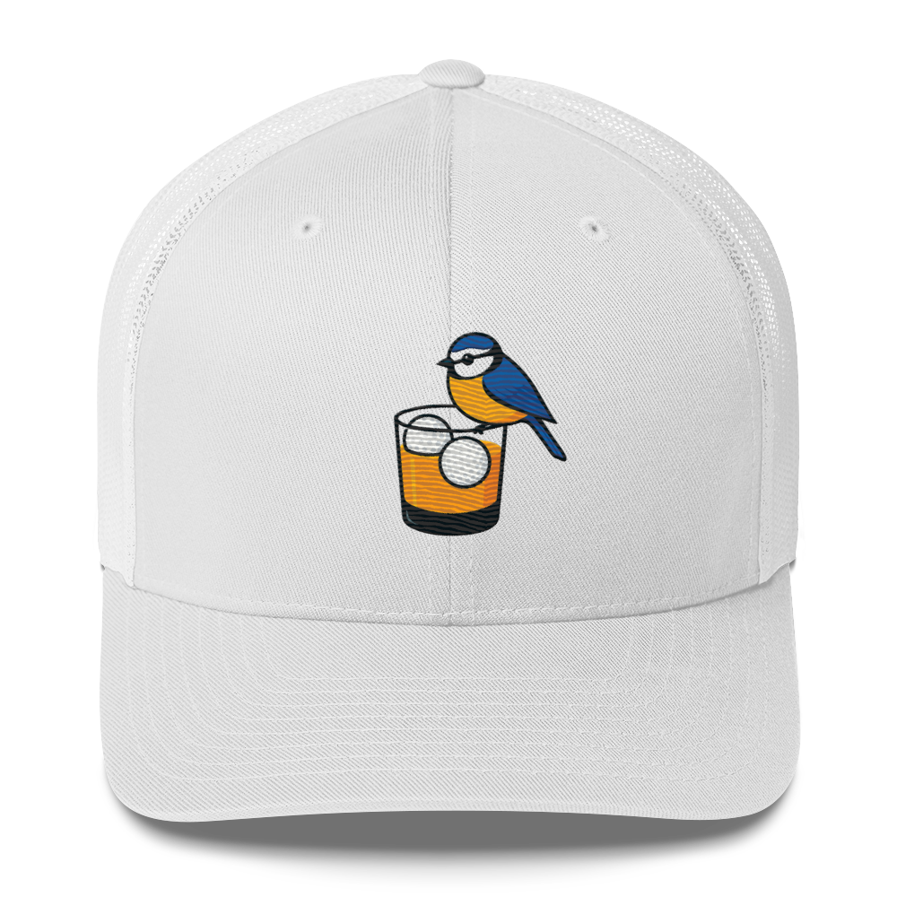 Birdie Juice Golf Trucker Hat — Embroidered Snapback Cap