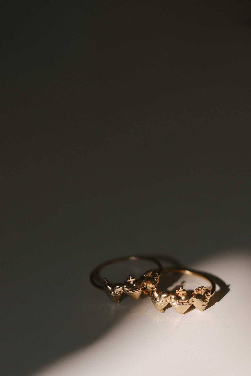 Holy Family Hearts® Ring in Gold Vermeil