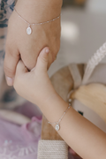 Miraculous Medal Bracelet Set | Mommy and Me - Sterling Silver