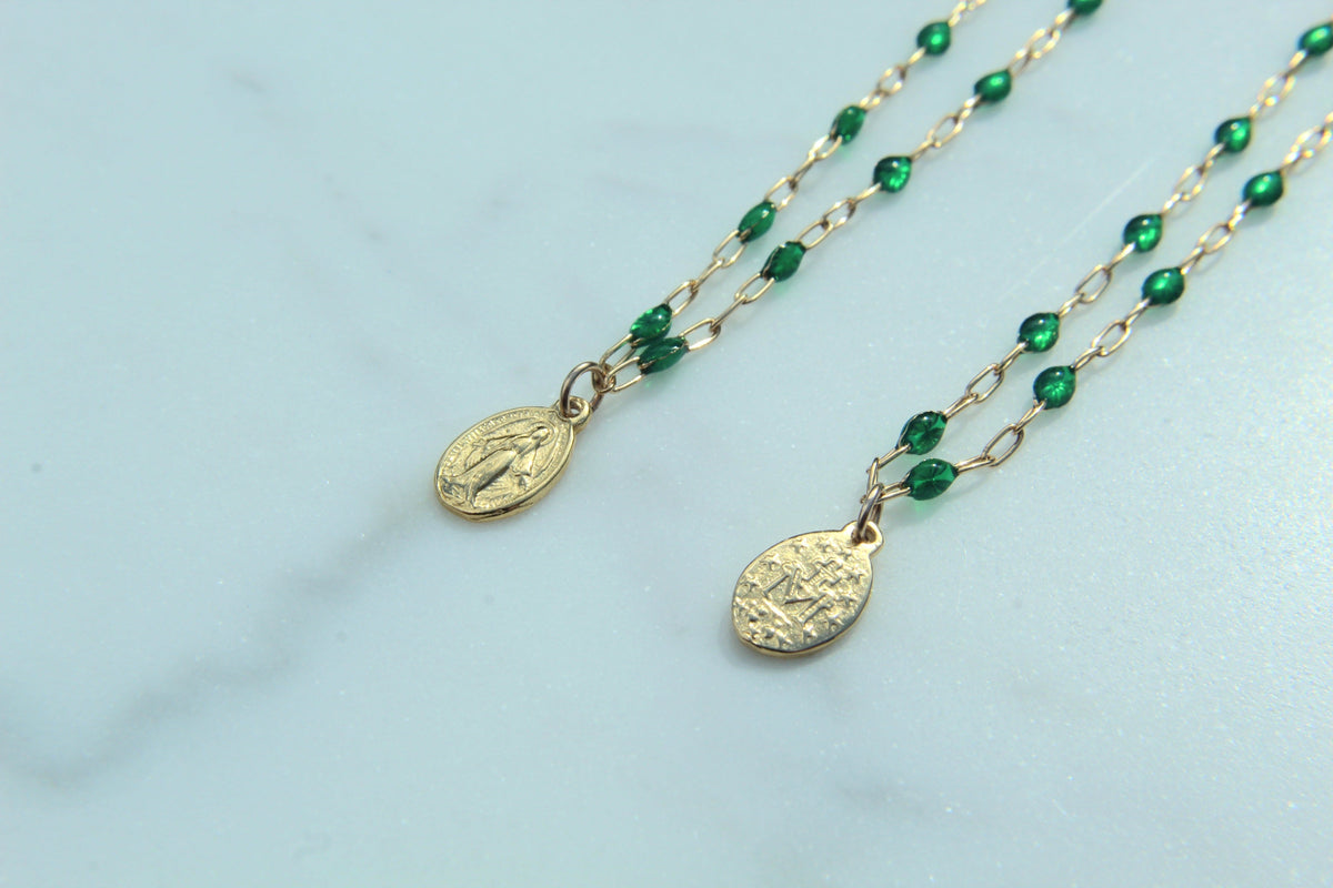 Sweet Advocate Miraculous Medal Mommy and Me Bracelet Set