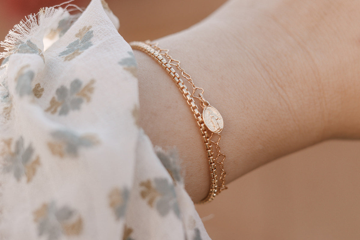 14k Gold Stella Bracelet *Made to Order*