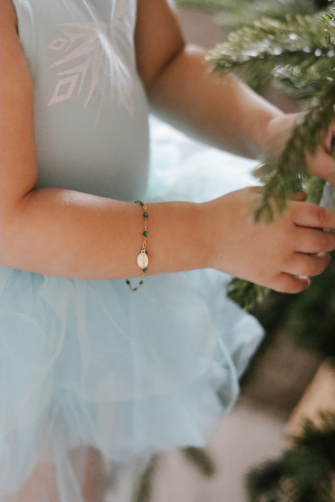 Sweet Advocate Miraculous Medal Mommy and Me Bracelet Set