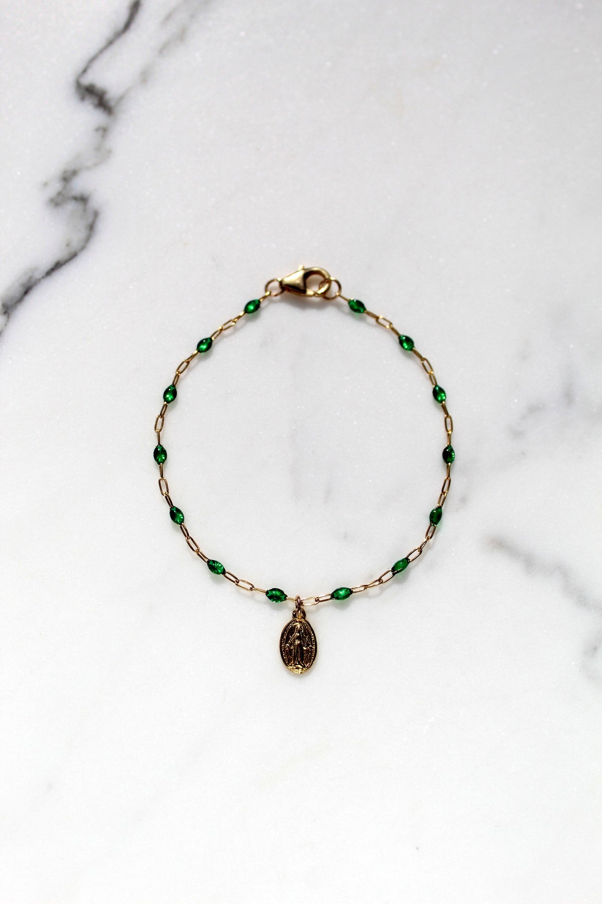 Sweet Advocate Miraculous Medal Mommy and Me Bracelet Set