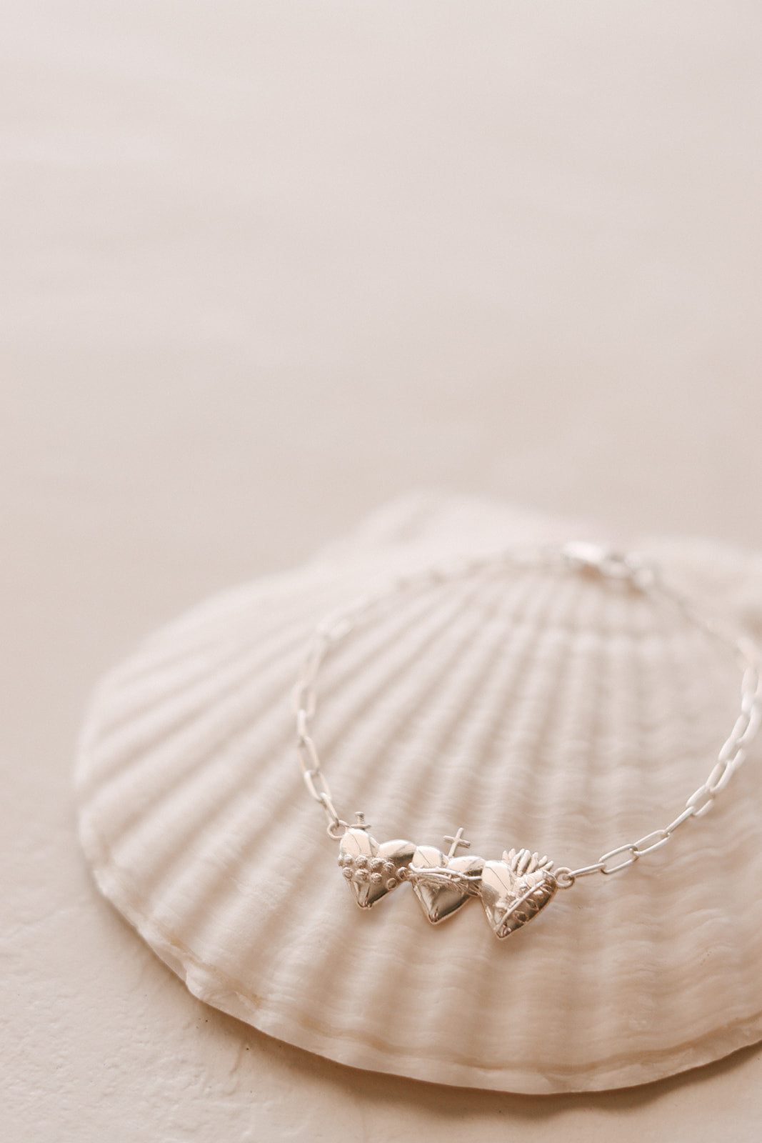 Holy Family Hearts® Consecration Bracelet in Sterling Silver
