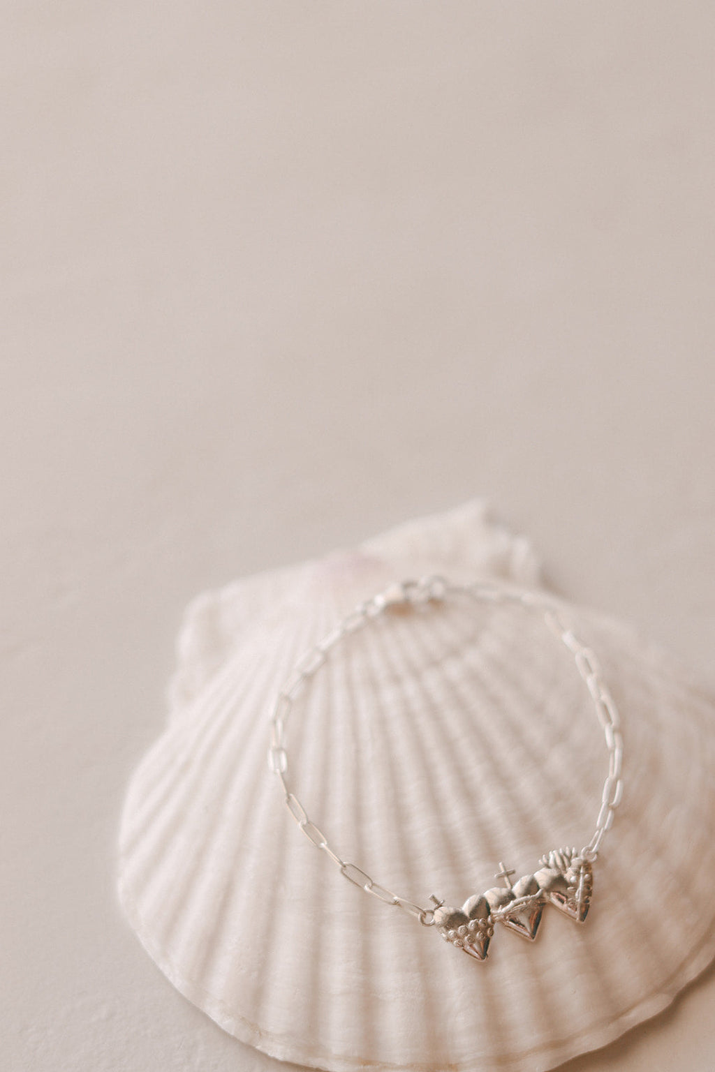Holy Family Hearts® Consecration Bracelet in Sterling Silver