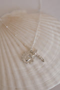 Sacred Heart and Crucifix in Sterling Silver