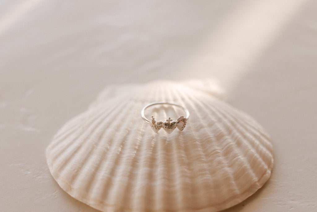 Holy Family Hearts® Ring in Sterling Silver